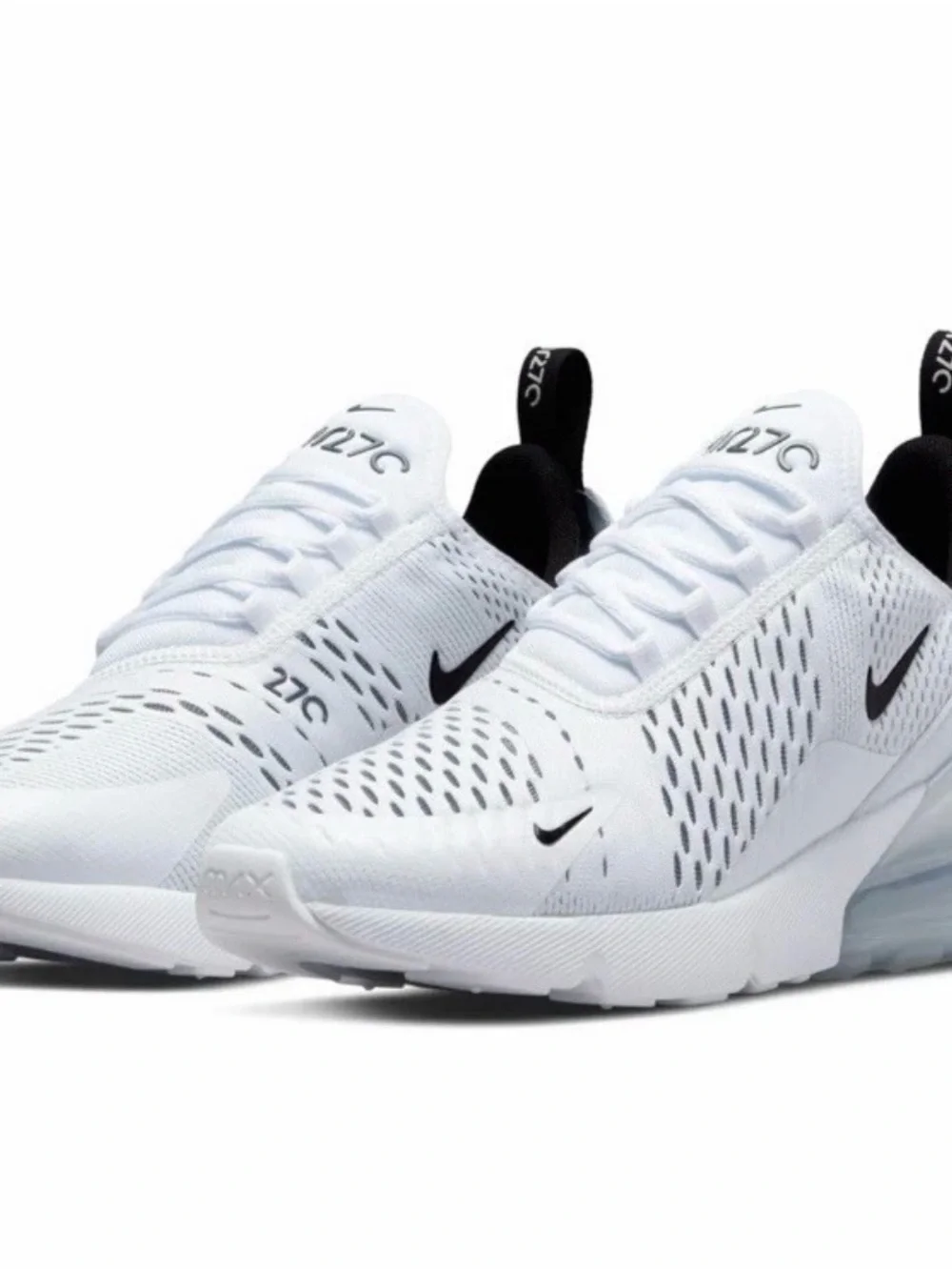 Nike Air Max 270 White Black - Women's Size 8 - AH6789-100 BRAND NEW in box - Picture 10 of 12